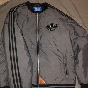 Adidas mens varsity coat sz large